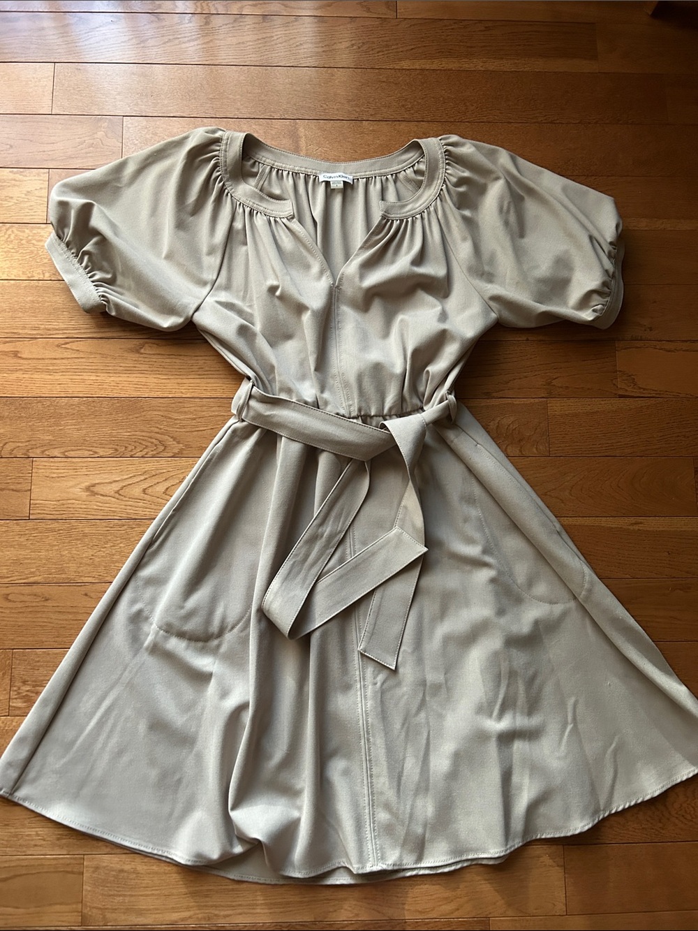 Calvin Klein Tan Dress